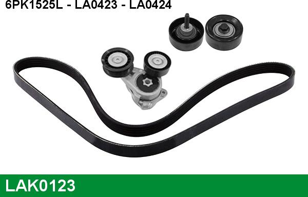 LUCAS LAK0123 - Kit Cinghie Poly-V www.autoricambi360.it