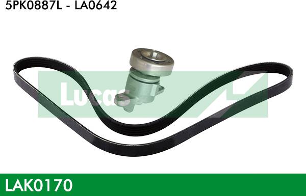 LUCAS LAK0170 - Kit Cinghie Poly-V www.autoricambi360.it