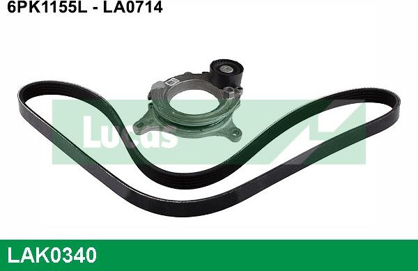 LUCAS LAK0340 - Kit Cinghie Poly-V www.autoricambi360.it