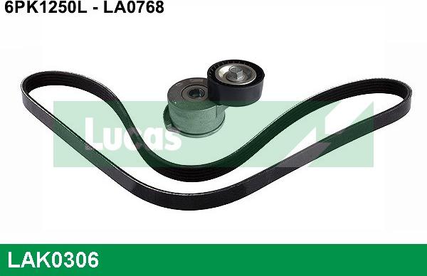 LUCAS LAK0306 - Kit Cinghie Poly-V www.autoricambi360.it