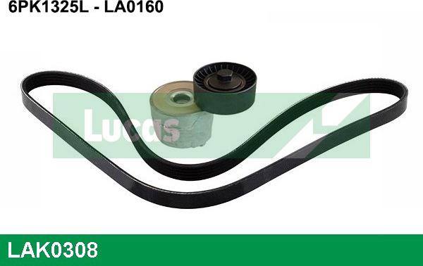 LUCAS LAK0308 - Kit Cinghie Poly-V www.autoricambi360.it