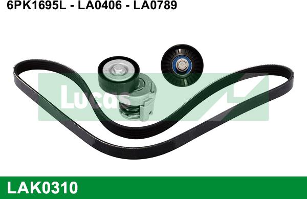 LUCAS LAK0310 - Kit Cinghie Poly-V www.autoricambi360.it