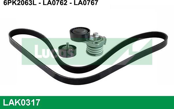 LUCAS LAK0317 - Kit Cinghie Poly-V www.autoricambi360.it