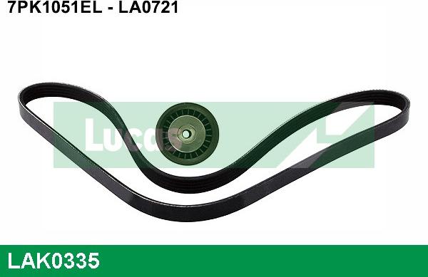 LUCAS LAK0335 - Kit Cinghie Poly-V www.autoricambi360.it