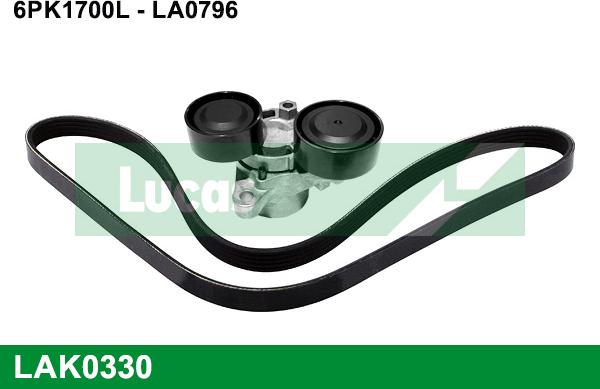 LUCAS LAK0330 - Kit Cinghie Poly-V www.autoricambi360.it