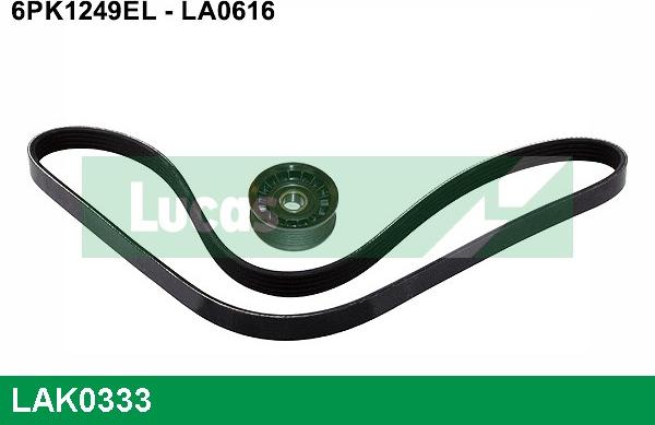 LUCAS LAK0333 - Kit Cinghie Poly-V www.autoricambi360.it