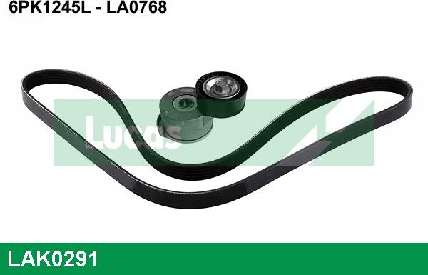 LUCAS LAK0291 - Kit Cinghie Poly-V www.autoricambi360.it