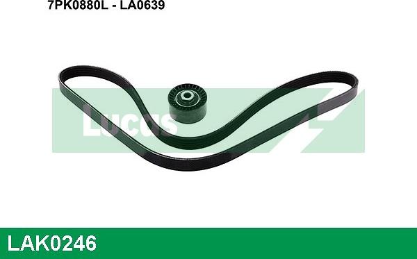 LUCAS LAK0246 - Kit Cinghie Poly-V www.autoricambi360.it