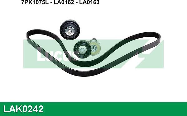LUCAS LAK0242 - Kit Cinghie Poly-V www.autoricambi360.it