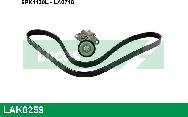 LUCAS LAK0259 - Kit Cinghie Poly-V www.autoricambi360.it