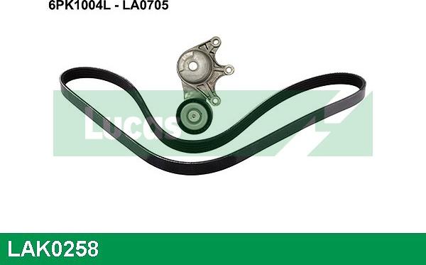 LUCAS LAK0258 - Kit Cinghie Poly-V www.autoricambi360.it