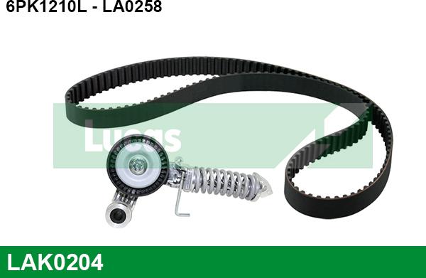LUCAS LAK0204 - Kit Cinghie Poly-V www.autoricambi360.it