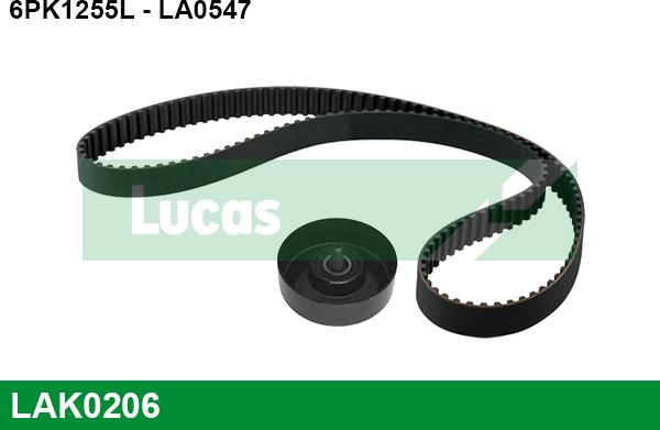 LUCAS LAK0206 - Kit Cinghie Poly-V www.autoricambi360.it