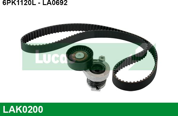 LUCAS LAK0200 - Kit Cinghie Poly-V www.autoricambi360.it