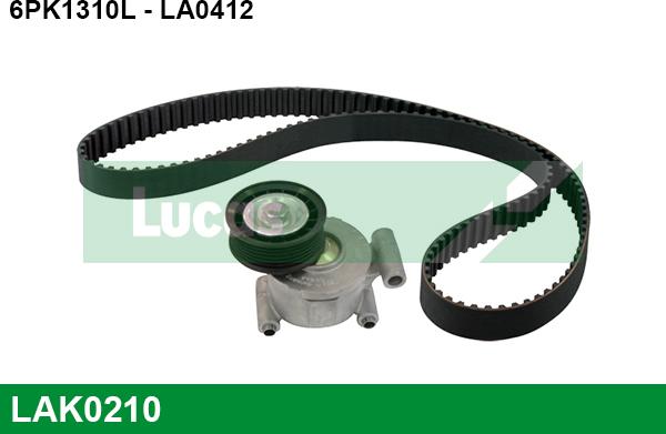 LUCAS LAK0210 - Kit Cinghie Poly-V www.autoricambi360.it