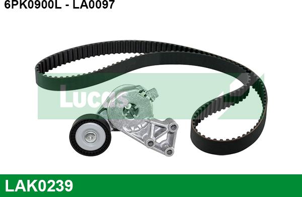 LUCAS LAK0239 - Kit Cinghie Poly-V www.autoricambi360.it