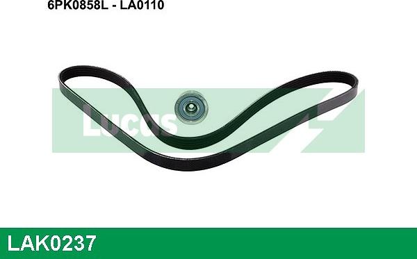 LUCAS LAK0237 - Kit Cinghie Poly-V www.autoricambi360.it