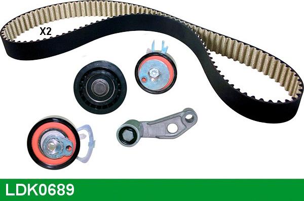 LUCAS LDK0689 - Kit cinghie dentate www.autoricambi360.it