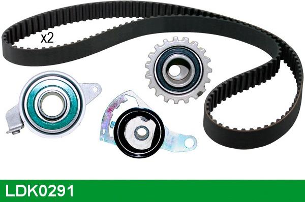 LUCAS LDK0291 - Kit cinghie dentate www.autoricambi360.it