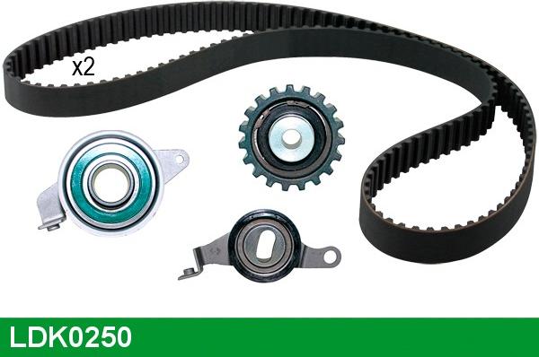 LUCAS LDK0250 - Kit cinghie dentate www.autoricambi360.it