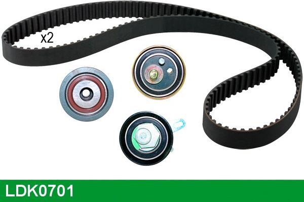 LUCAS LDK0701 - Kit cinghie dentate www.autoricambi360.it