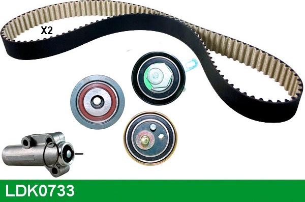 LUCAS LDK0733 - Kit cinghie dentate www.autoricambi360.it