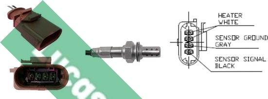 LUCAS LEB5475 - Sonda lambda www.autoricambi360.it
