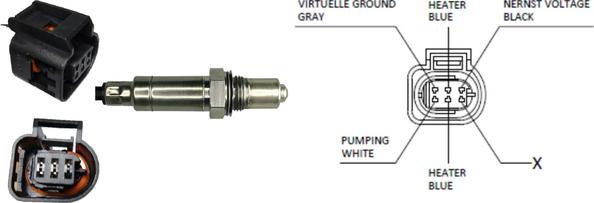 LUCAS LEB5554 - Sonda lambda www.autoricambi360.it