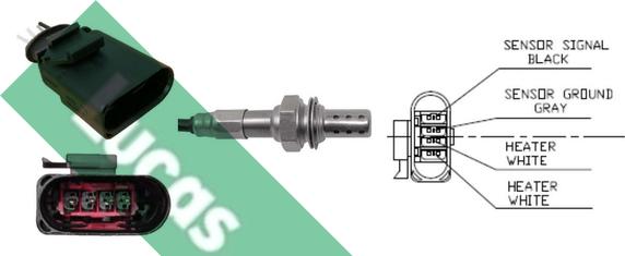 LUCAS LEB5067 - Sonda lambda www.autoricambi360.it