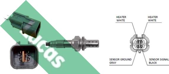 LUCAS LEB5393 - Sonda lambda www.autoricambi360.it