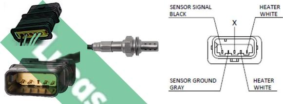 LUCAS LEB5269 - Sonda lambda www.autoricambi360.it