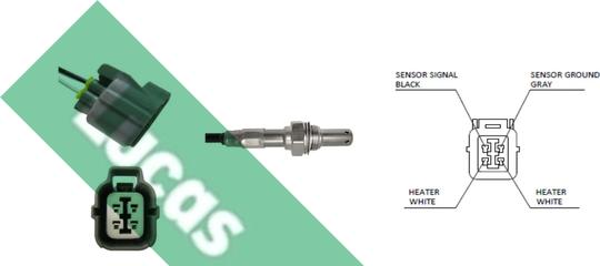 LUCAS LEB5206 - Sonda lambda www.autoricambi360.it