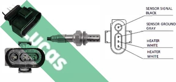 LUCAS LEB604 - Sonda lambda www.autoricambi360.it