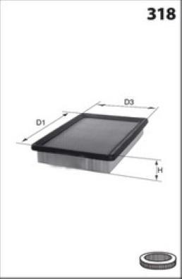 LUCAS LFAF672 - Filtro aria www.autoricambi360.it