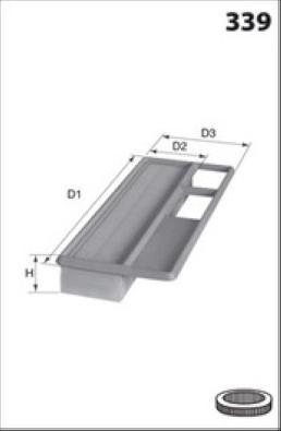 LUCAS LFAF820 - Filtro aria www.autoricambi360.it