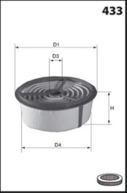 LUCAS LFAF341 - Filtro aria www.autoricambi360.it