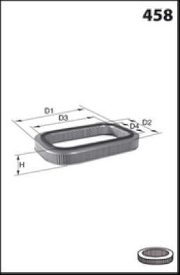 LUCAS LFAF254 - Filtro aria www.autoricambi360.it
