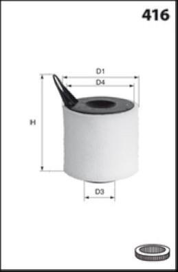 LUCAS LFAF267 - Filtro aria www.autoricambi360.it