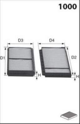 LUCAS LFCP222S - Filtro, Aria abitacolo www.autoricambi360.it