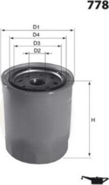 LUCAS LFOS370 - Filtro olio www.autoricambi360.it