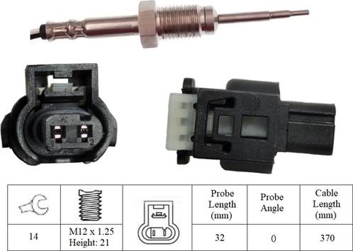 LUCAS LGS6049 - Sensore, Temperatura gas scarico www.autoricambi360.it