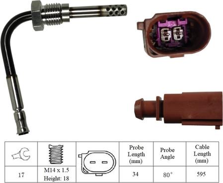 LUCAS LGS6028 - Sensore, Temperatura gas scarico www.autoricambi360.it