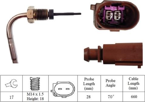 LUCAS LGS7077 - Sensore, Temperatura gas scarico www.autoricambi360.it