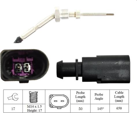 LUCAS LGS7185 - Sensore, Temperatura gas scarico www.autoricambi360.it
