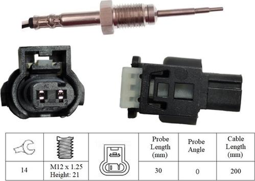 LUCAS LGS7244 - Sensore, Temperatura gas scarico www.autoricambi360.it