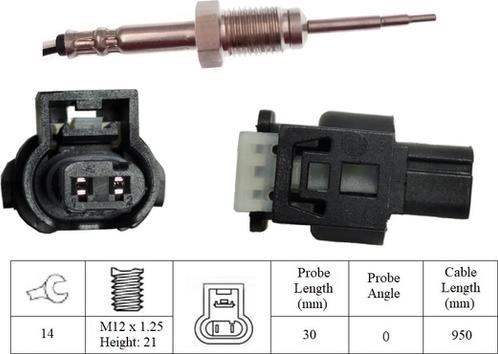 LUCAS LGS7260 - Sensore, Temperatura gas scarico www.autoricambi360.it