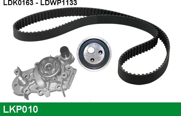 LUCAS LKP010 - Pompa acqua + Kit cinghie dentate www.autoricambi360.it