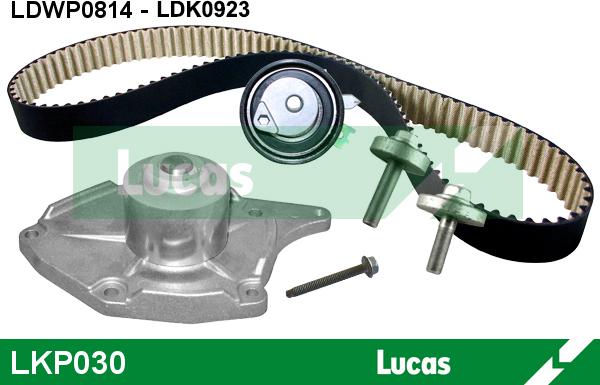 LUCAS LKP030 - Pompa acqua + Kit cinghie dentate www.autoricambi360.it