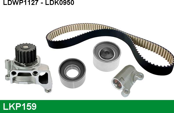 LUCAS LKP159 - Pompa acqua + Kit cinghie dentate www.autoricambi360.it