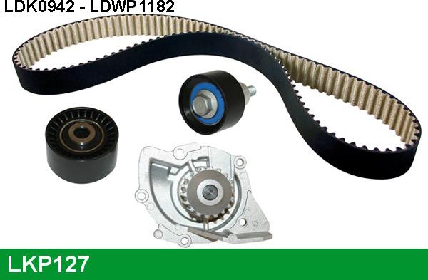 LUCAS LKP127 - Pompa acqua + Kit cinghie dentate www.autoricambi360.it
